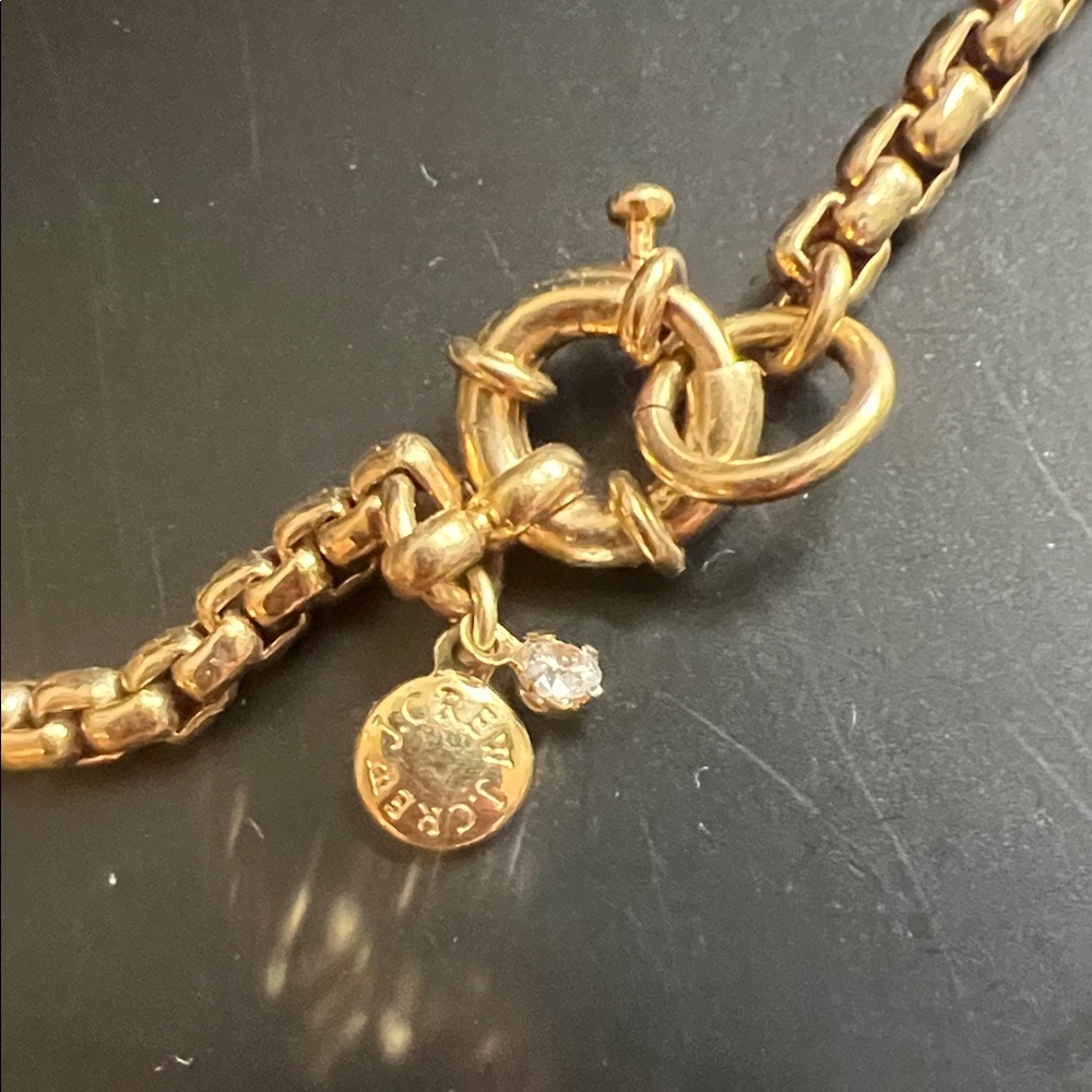 J. Crew Gold Double Tassel Y-Necklace - Picture 2 of 6